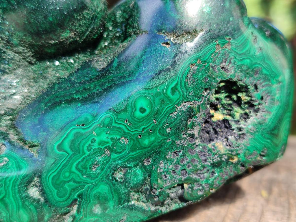 Polished Malachite Stalactite Specimen x 1 From Kolwezi, Congo