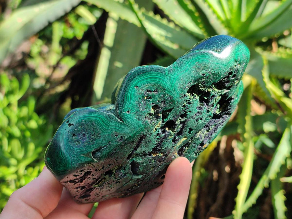 Polished Malachite Stalactite Specimen x 1 From Kolwezi, Congo