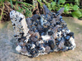 Natural Schorl Black Tourmaline with Associated Minerals Specimen x 1 From Erongo, Namibia