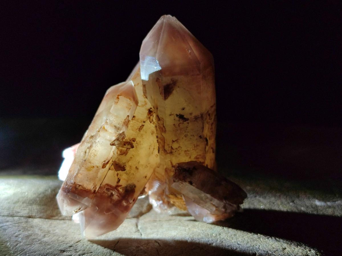 Natural Multi Terminated Red Hematoid Phantom Quartz Crystal Cluster x 1 From Karoi, Zimbabwe