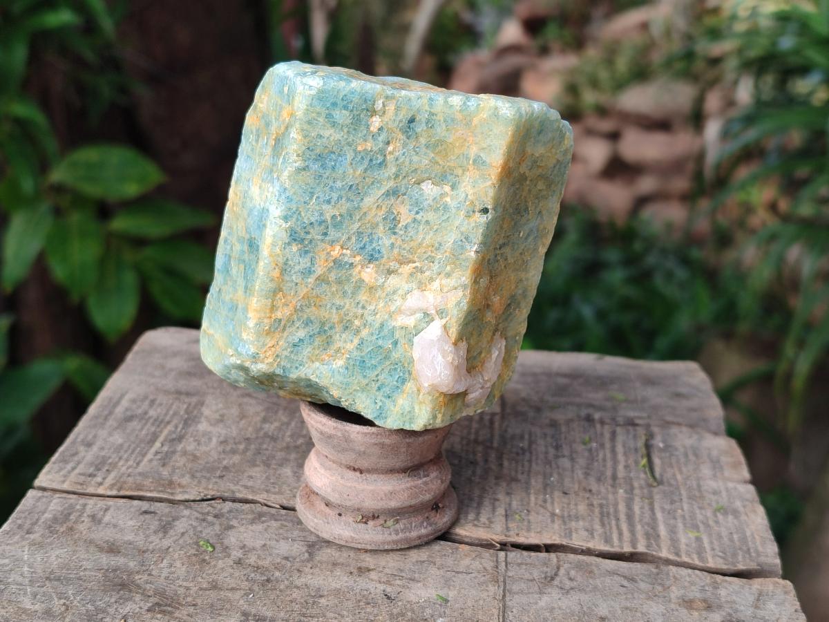 Natural Large Hexagonal Aquamarine Crystal x 1 From Northern Cape, South Africa