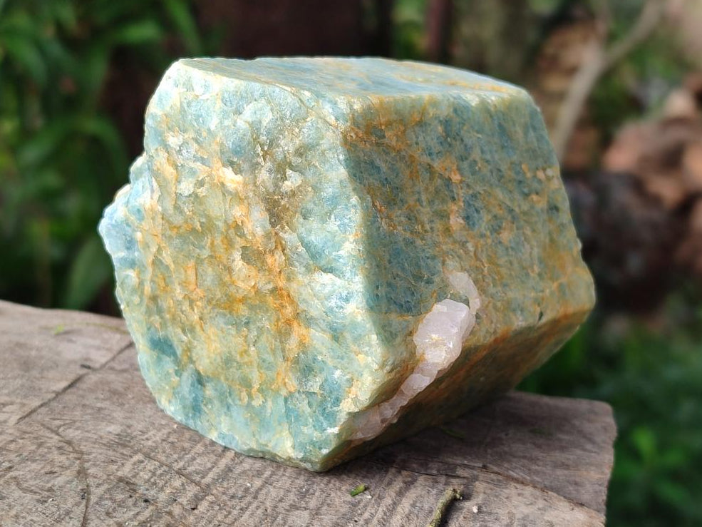 Natural Large Hexagonal Aquamarine Crystal x 1 From Northern Cape, South Africa