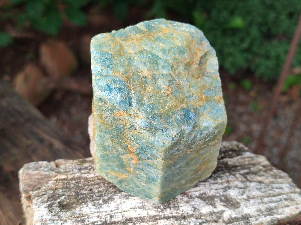 Natural Large Hexagonal Aquamarine Crystal x 1 From Northern Cape, South Africa
