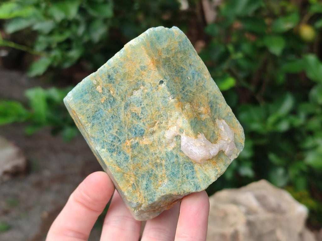 Natural Large Hexagonal Aquamarine Crystal x 1 From Northern Cape, South Africa