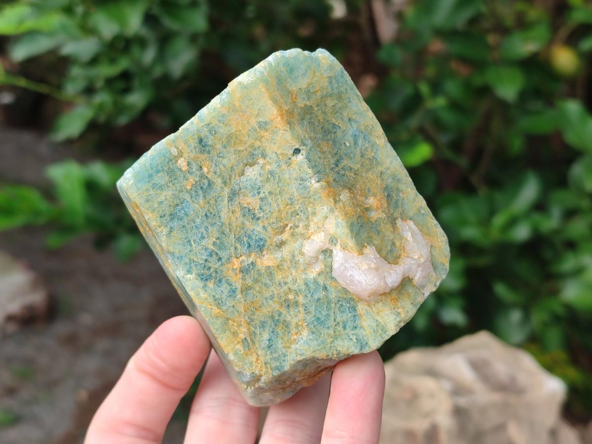 Natural Large Hexagonal Aquamarine Crystal x 1 From Northern Cape, South Africa