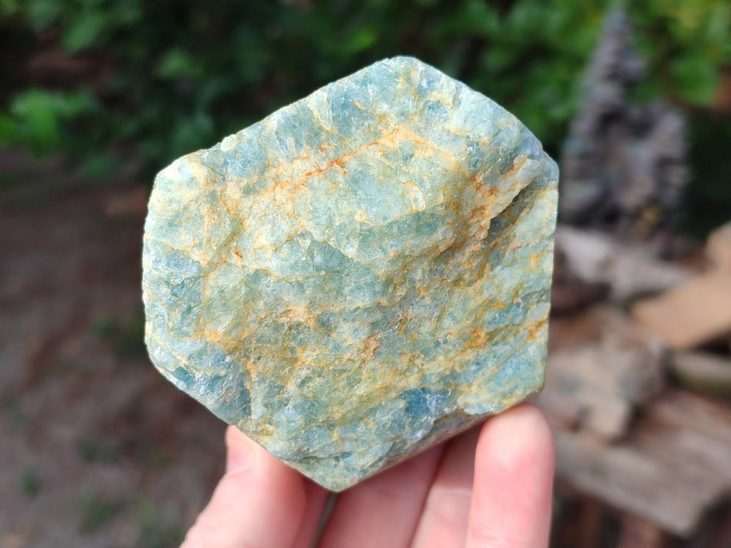 Natural Large Hexagonal Aquamarine Crystal x 1 From Northern Cape, South Africa