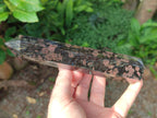 Polished Super Rare Iolite "Water Sapphire" Display Crystal with Sillimanite Spots x 1 From Betroka, Madagascar