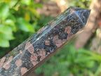 Polished Super Rare Iolite "Water Sapphire" Display Crystal with Sillimanite Spots x 1 From Betroka, Madagascar