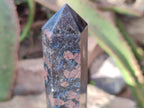 Polished Super Rare Iolite "Water Sapphire" Display Crystal with Sillimanite Spots x 1 From Betroka, Madagascar