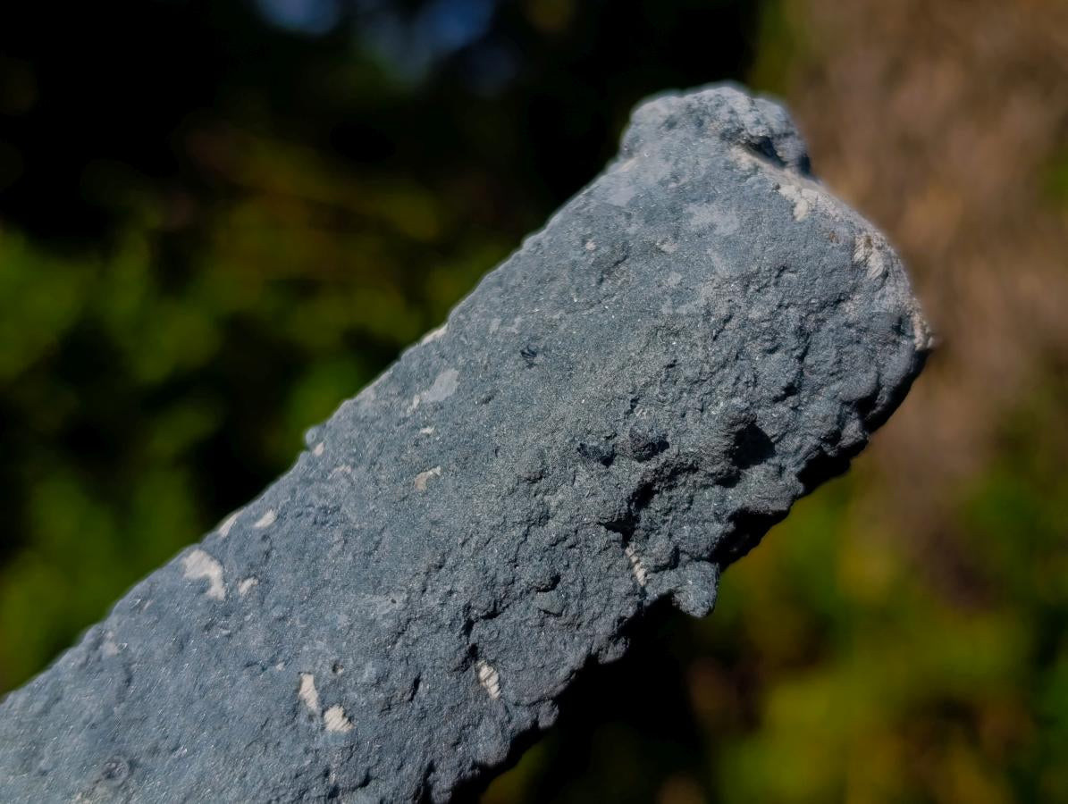 Natural Rare Hyalite Opal on Feldspar with Foitite Specimen x 1 From Erongo Mountain, Namibia