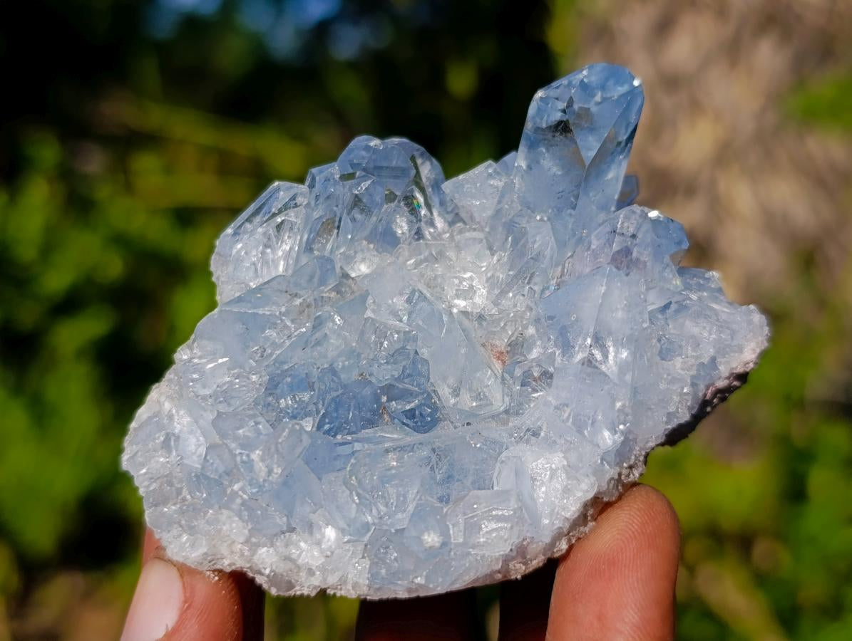 Natural Celestite Crystal Plate Specimen x 1 From Sakoany, Madagascar