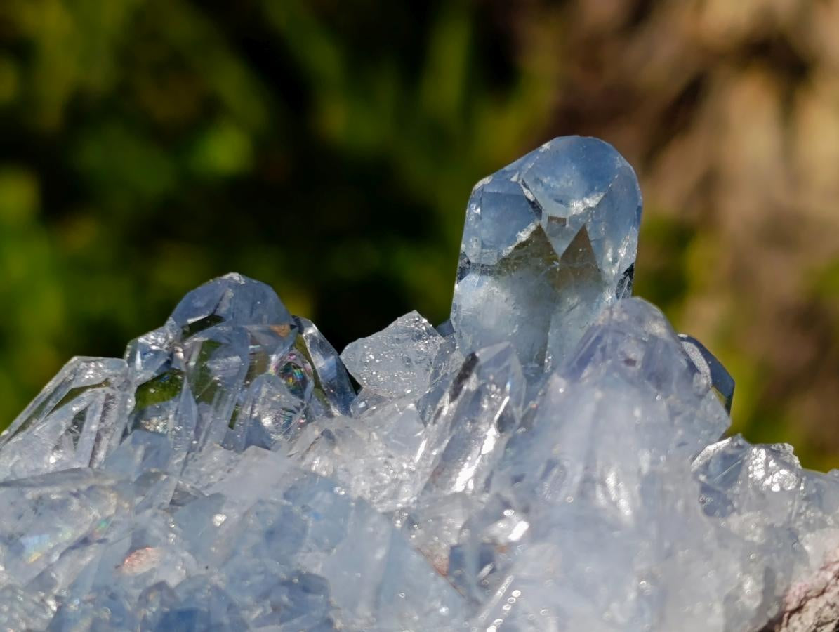 Natural Celestite Crystal Plate Specimen x 1 From Sakoany, Madagascar