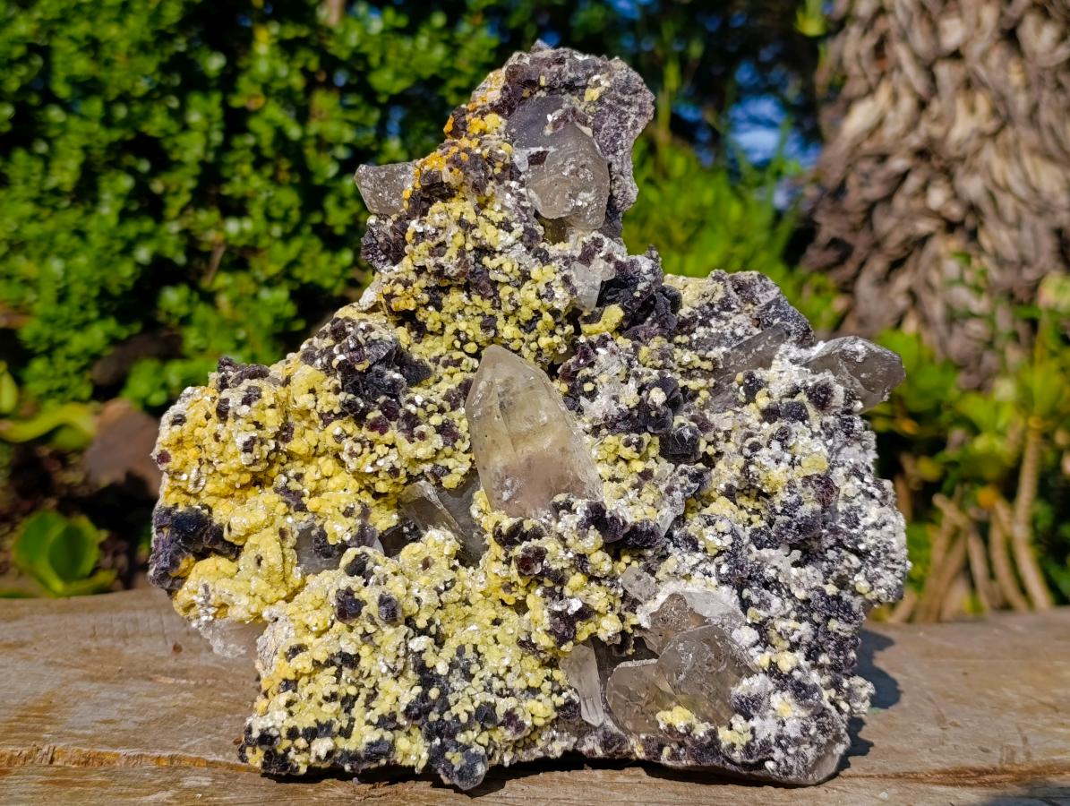Natural Large Smokey Fluorite Specimen with Associated Minerals x 1 From Erongo, Namibia