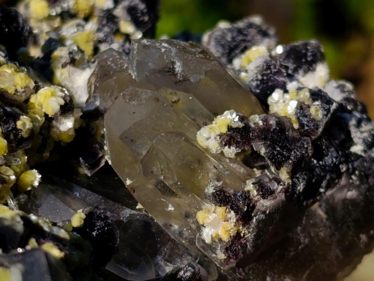 Natural Large Smokey Fluorite Specimen with Associated Minerals x 1 From Erongo, Namibia