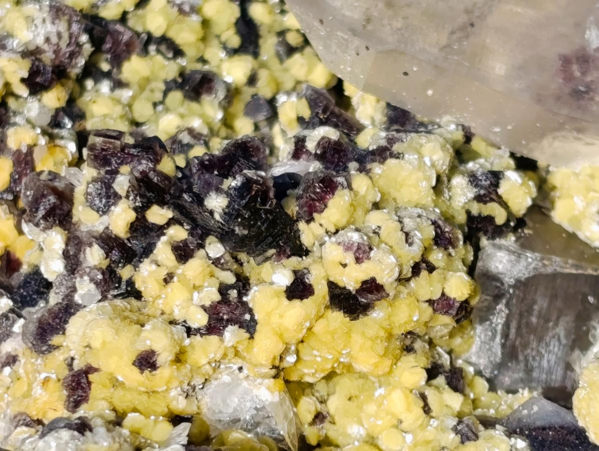 Natural Large Smokey Fluorite Specimen with Associated Minerals x 1 From Erongo, Namibia