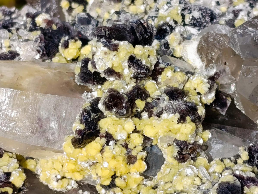 Natural Large Smokey Fluorite Specimen with Associated Minerals x 1 From Erongo, Namibia