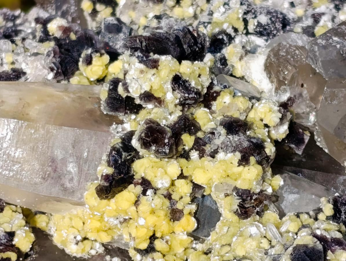 Natural Large Smokey Fluorite Specimen with Associated Minerals x 1 From Erongo, Namibia