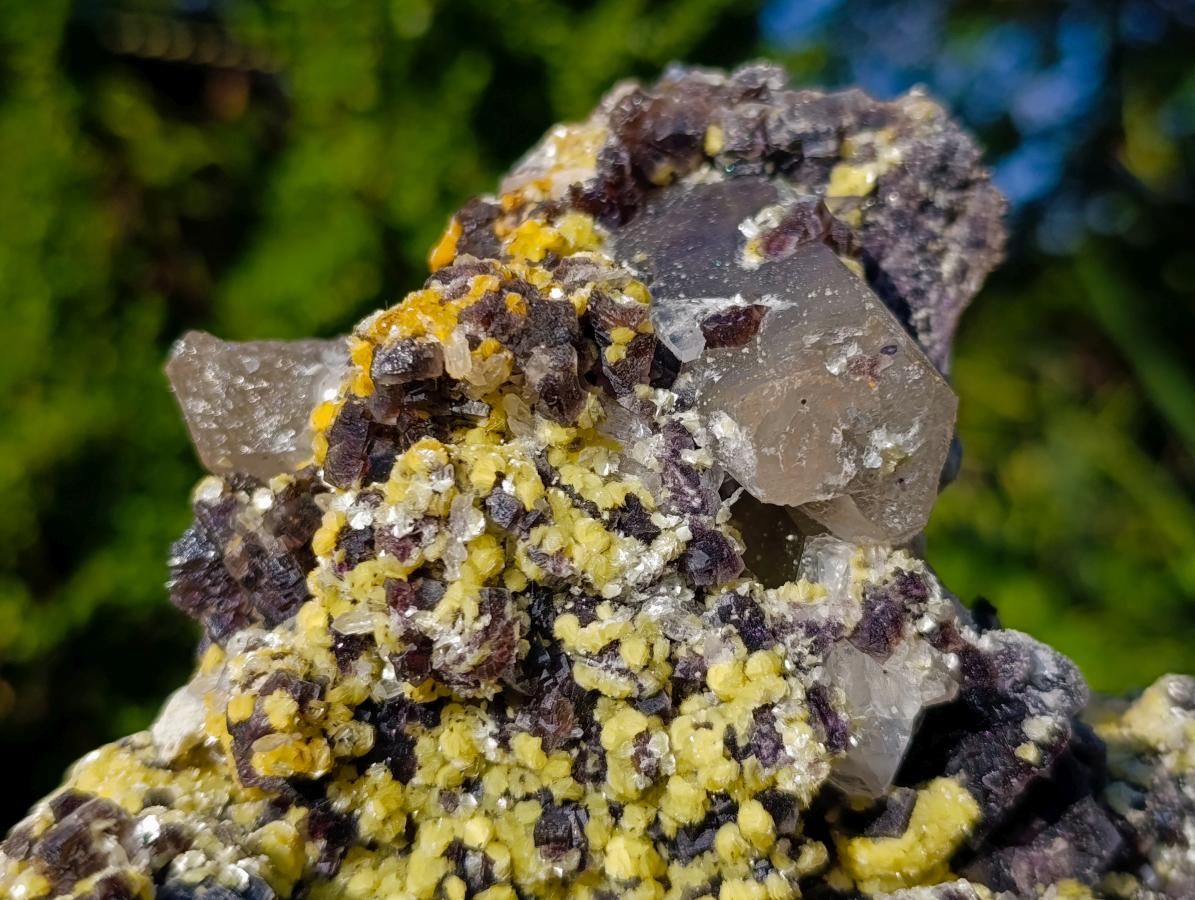 Natural Large Smokey Fluorite Specimen with Associated Minerals x 1 From Erongo, Namibia