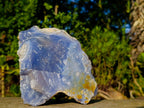 Natural XL Blue Chalcedony Agate Cutting Material x 1 From Nsanje, Malawi
