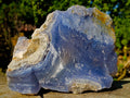 Natural XL Blue Chalcedony Agate Cutting Material x 1 From Nsanje, Malawi