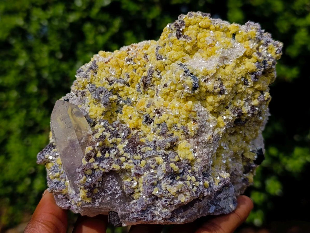Natural Smokey Fluorite Specimen with Associated Minerals x 1 From Erongo, Namibia