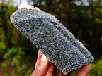 Natural Unique Foitite and Quartz on a Feldspar Crystal x 1 From Erongo Mountain, Namibia