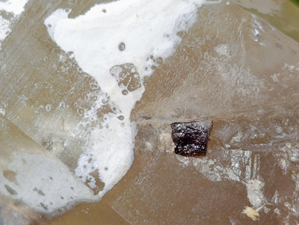 Natural Rare Smokey Quartz Crystal with Fluorite and Schorl x 1 From Erongo, Namibia