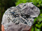 Natural Libethenite Crystals on Dolomite Matrix Specimen x 1 From Shituru, Congo
