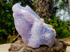 Natural Blue Lace Agate with Amethyst Crystalline Centre x 1 From Nsanje, Malawi