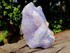 Natural Blue Lace Agate with Amethyst Crystalline Centre x 1 From Nsanje, Malawi