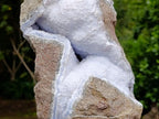 Natural XL Double Barrelled Blue Lace Agate Geode Specimen x 1 From Nsanje, Malawi