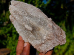 Natural Quadruple Headed Drusy Spearhead Calcite Pseudomorph Specimen x 1 From Albert's Mountain, Lesotho