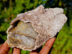 Natural Quadruple Headed Drusy Spearhead Calcite Pseudomorph Specimen x 1 From Albert's Mountain, Lesotho
