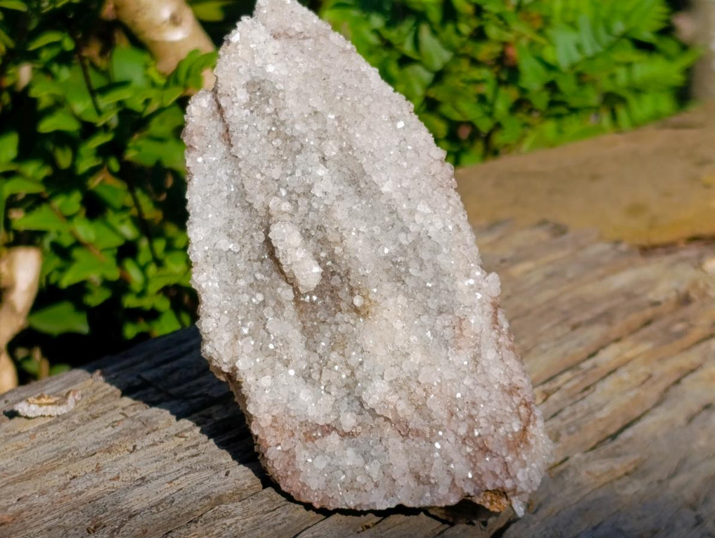 Natural Quadruple Headed Drusy Spearhead Calcite Pseudomorph Specimen x 1 From Albert's Mountain, Lesotho