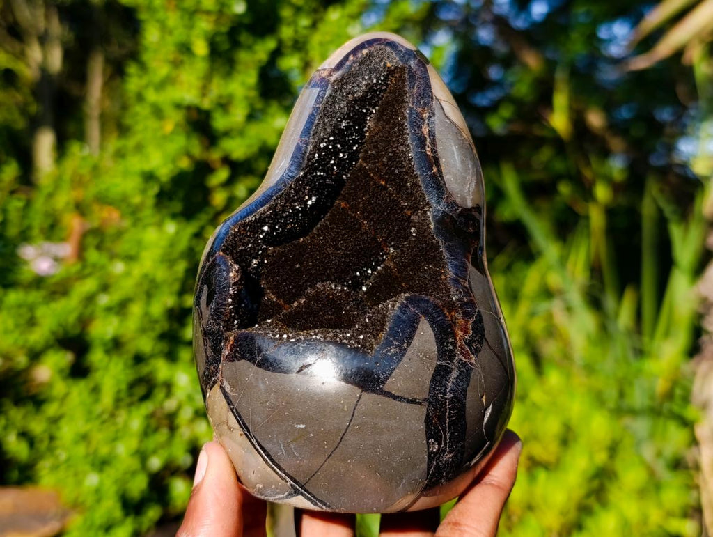 Polished Septerye Sauvage Standing Dragons Egg Display Piece x 1 From Mahajanga, Madagascar