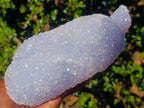 Natural Large Crystalline Blue Lace Agate Specimen x 1 From Nsanje, Malawi