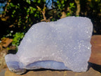 Natural Large Crystalline Blue Lace Agate Specimen x 1 From Nsanje, Malawi