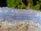 Natural Large Crystalline Blue Lace Agate Specimen x 1 From Nsanje, Malawi