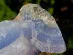 Natural Large Crystalline Blue Lace Agate Specimen x 1 From Nsanje, Malawi