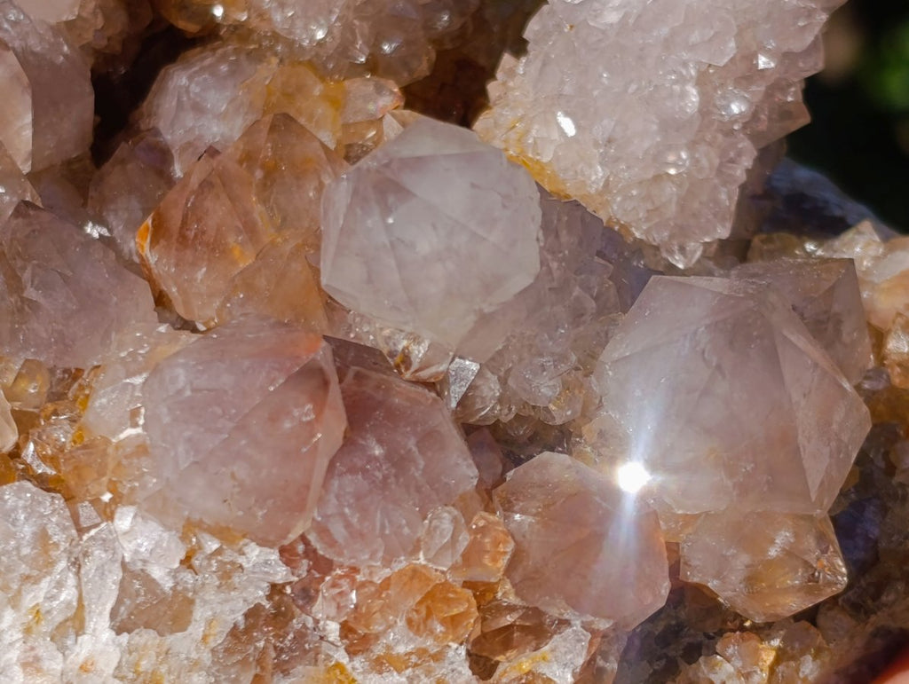 Natural Drusy Smokey Spirit Quartz Cluster x 1 From Boekenhouthoek, South Africa