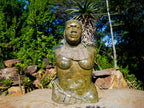 Hand Made "Venus De Moyo" Traditional African Bust, Verdite Sculpture x 1 From Zimbabwe