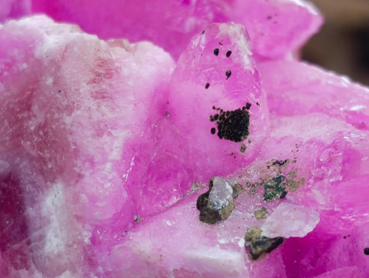 Natural Large Extra Rare Rhodocalcite Specimen x 1 From Mashamba West Mine, Congo