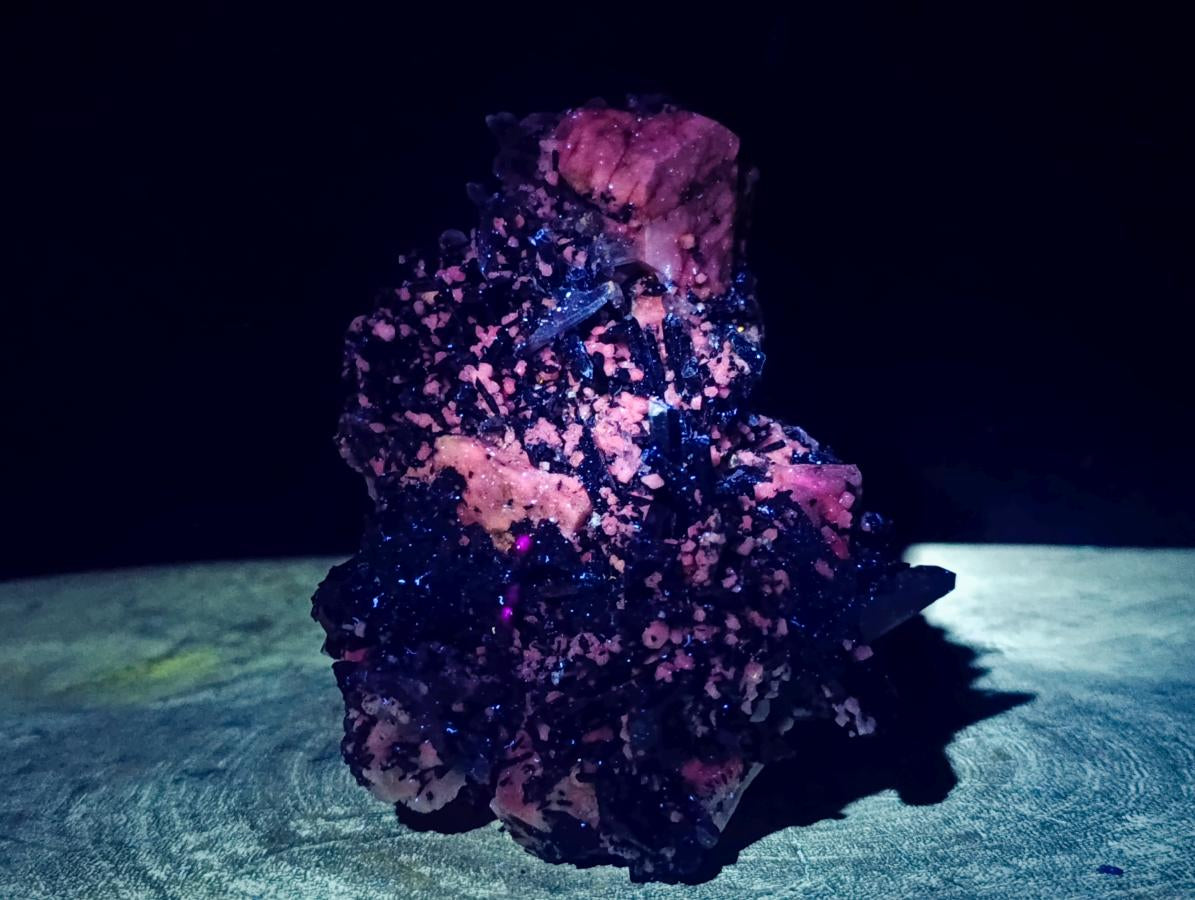 Natural Large Aegirine Specimen with Associated Minerals x 1 From Zomba, Malawi