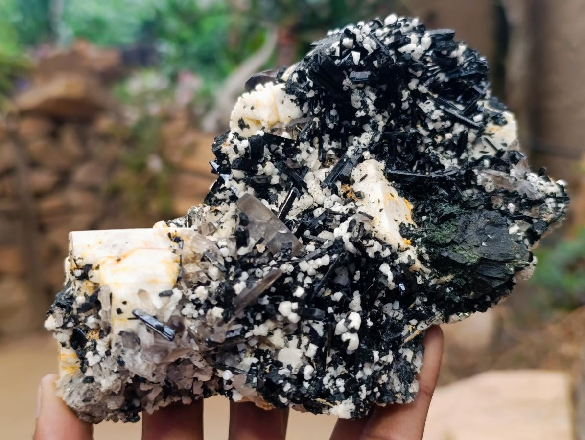 Natural Large Aegirine Specimen with Associated Minerals x 1 From Zomba, Malawi