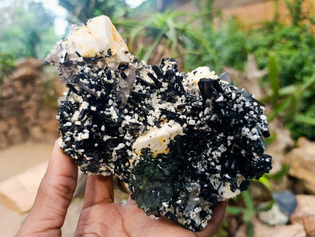 Natural Large Aegirine Specimen with Associated Minerals x 1 From Zomba, Malawi