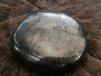 Polished Golden Pyrite "Pharaoh Stone" Palm Stone x 1 From Iron Duke Mine, Zimbabwe