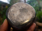 Polished Golden Pyrite "Pharaoh Stone" Palm Stone x 1 From Iron Duke Mine, Zimbabwe
