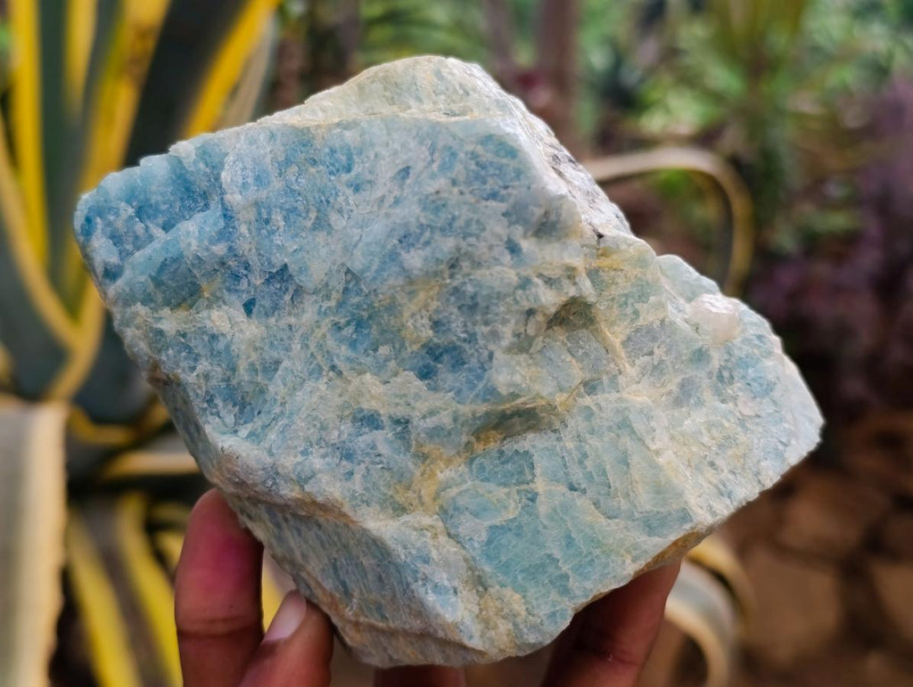 Natural Large Hexagonal Aquamarine Crystal x 1 From Northern Cape, South Africa