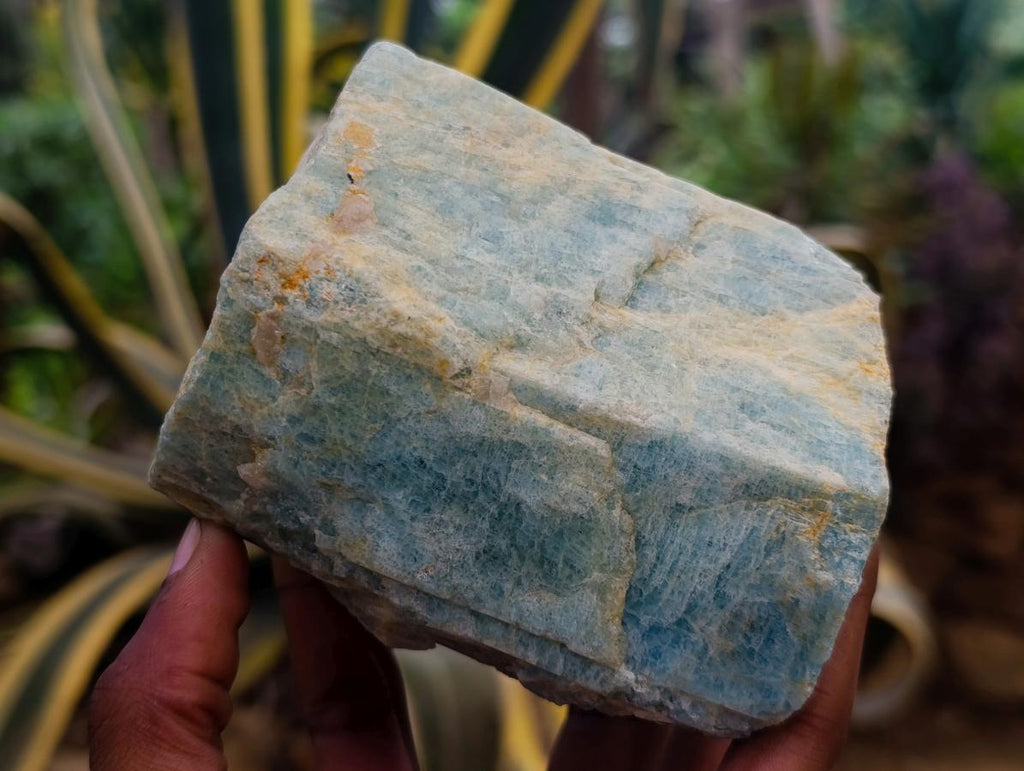 Natural Large Hexagonal Aquamarine Crystal x 1 From Northern Cape, South Africa