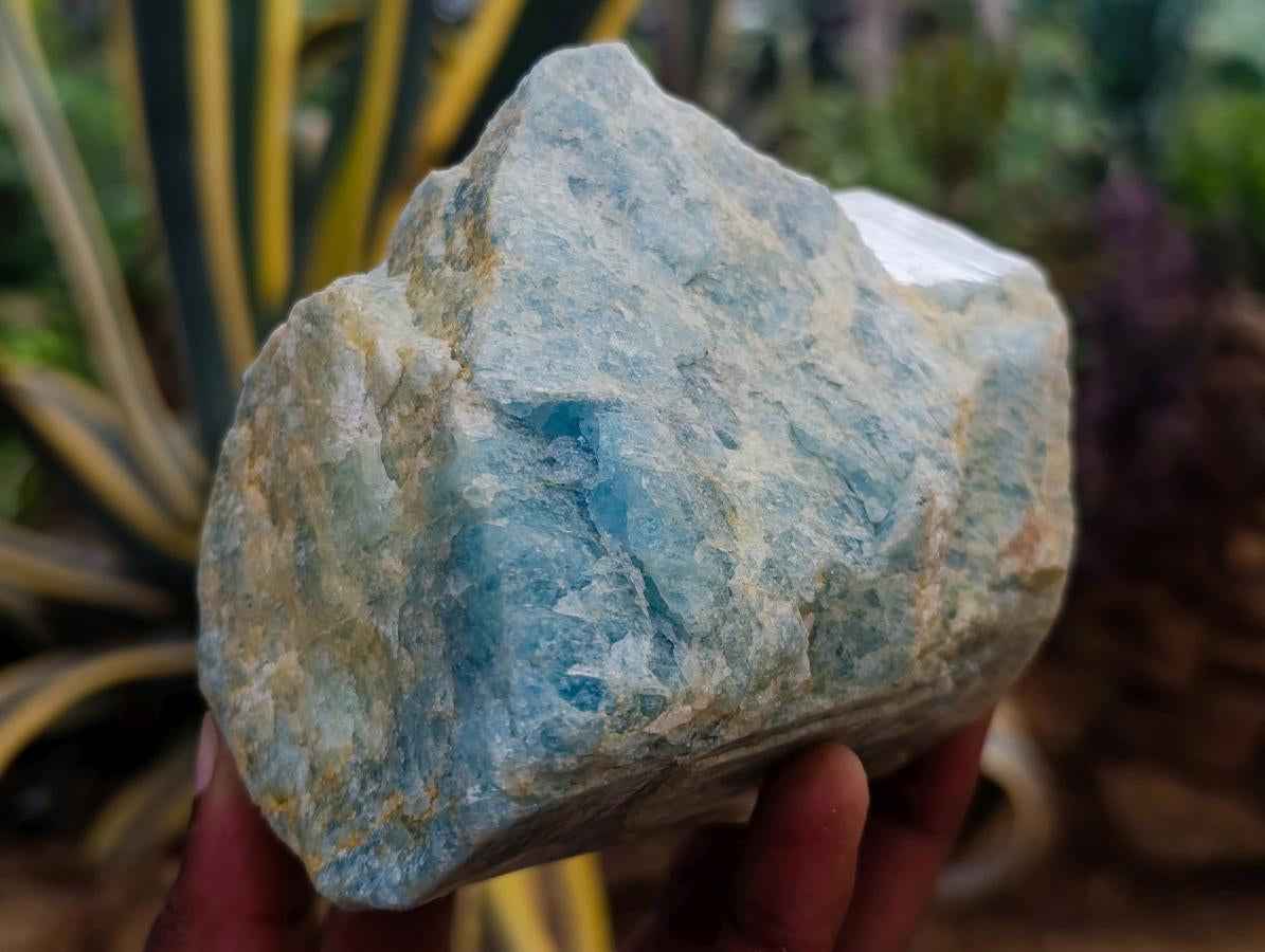 Natural Large Hexagonal Aquamarine Crystal x 1 From Northern Cape, South Africa